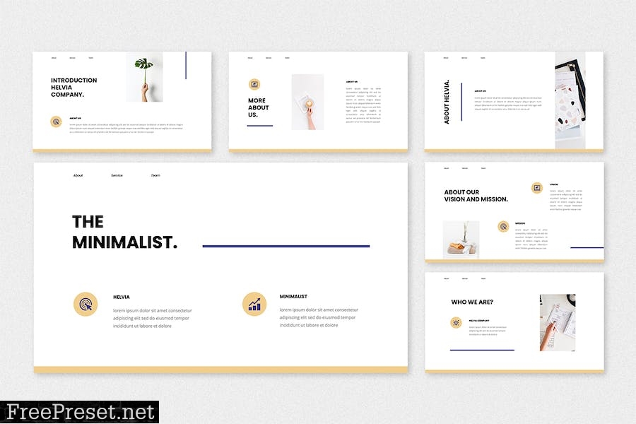 Helvia - Minimal PowerPoint Template NTYDXXF