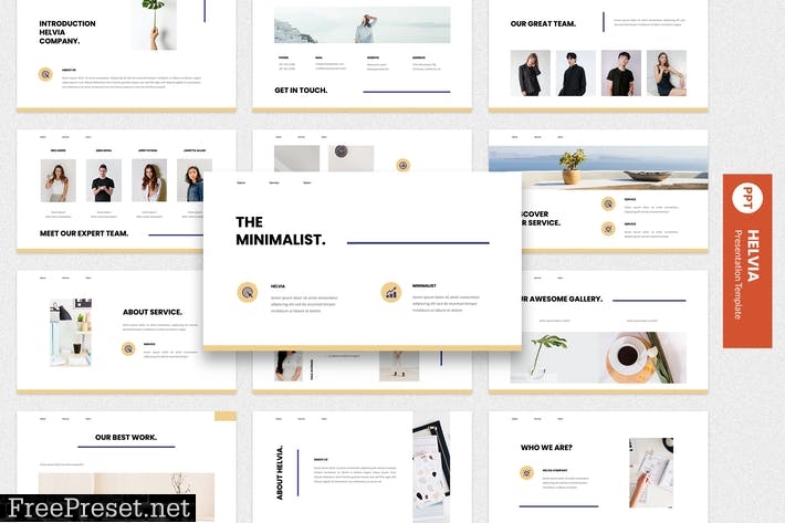 Helvia - Minimal PowerPoint Template NTYDXXF