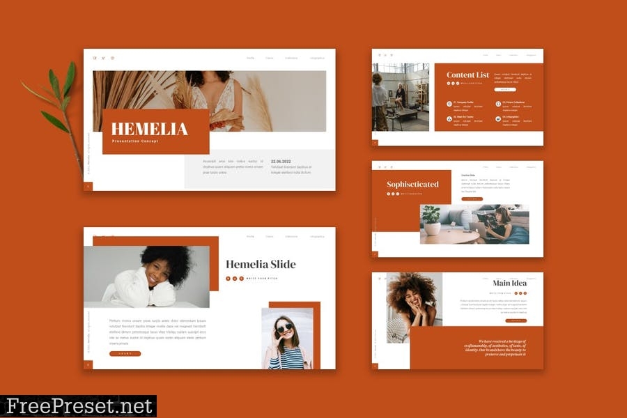 Hemelia - Powerpoint Template T6NQS2W