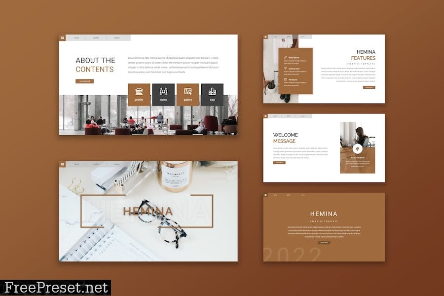 Hemina - Powerpoint Presentation Template KGDT63J