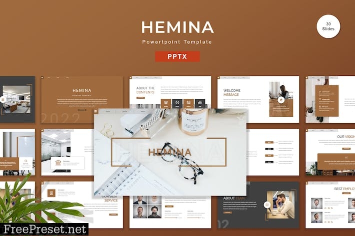 Hemina - Powerpoint Presentation Template KGDT63J