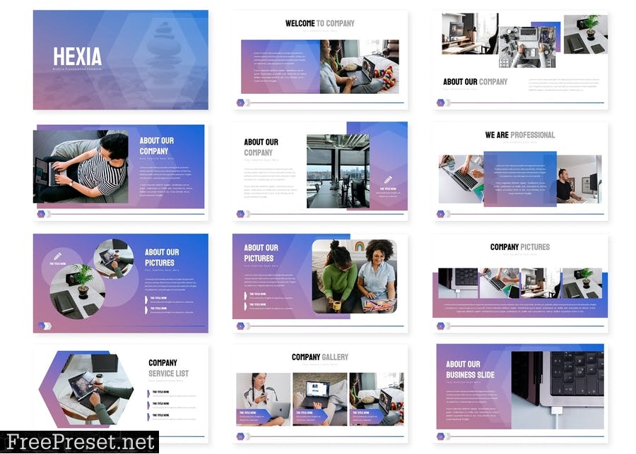 Hexia - Powerpoint Template RFNFGXH