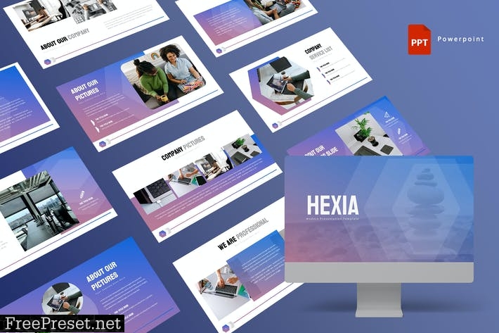 Hexia - Powerpoint Template RFNFGXH