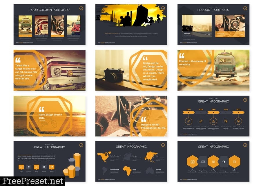 Hexon - Google Slides Template E63V79