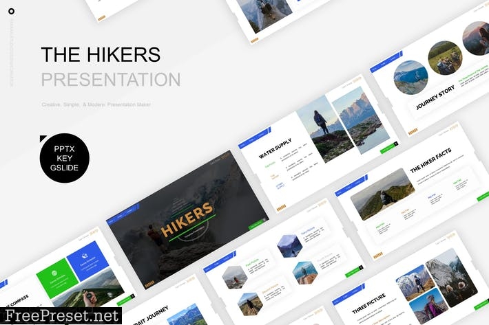 Hikers Presentation Template KG6NF56