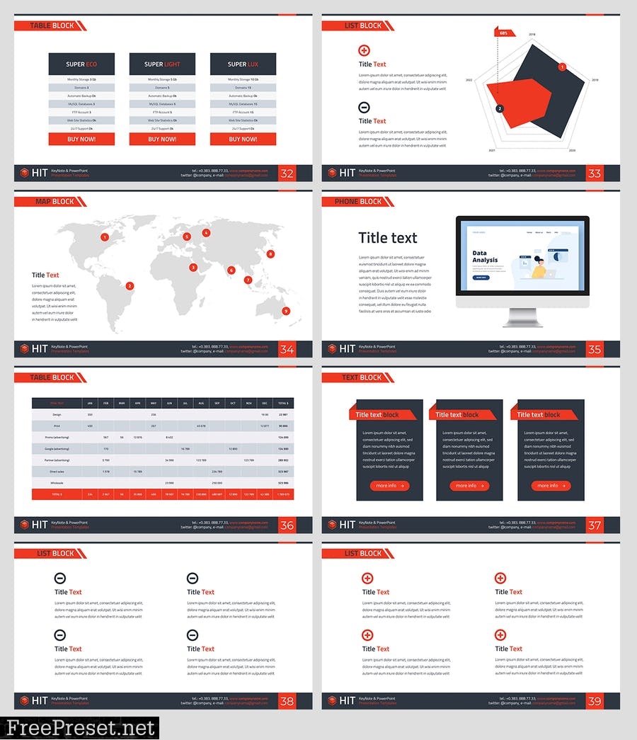 HIT - Professional PowerPoint Template AL8T2K