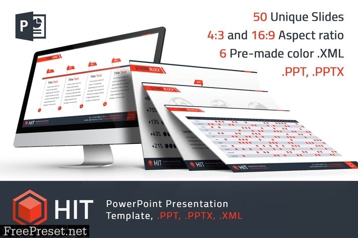 HIT - Professional PowerPoint Template AL8T2K