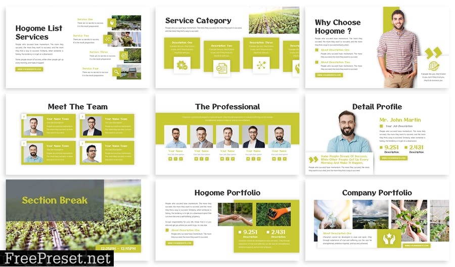 Hogome - Business Template Prensentation