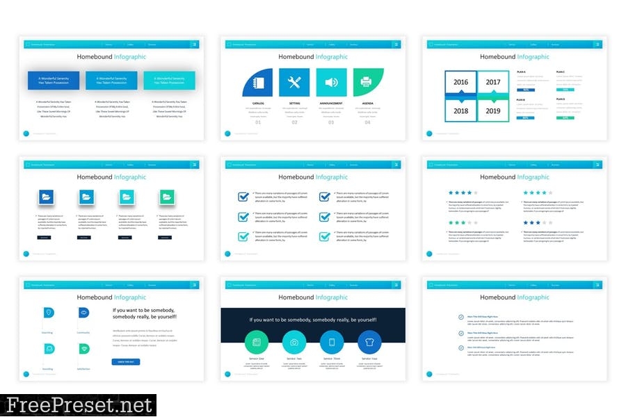 Homebound Presentation Template ELUAKYY