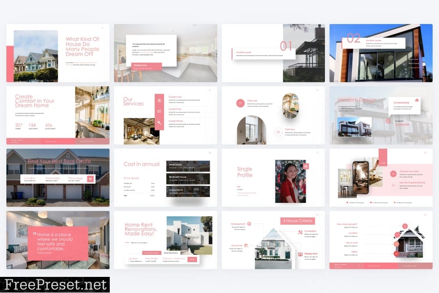 Homestay Real Estate Keynote Template FLZFWKH