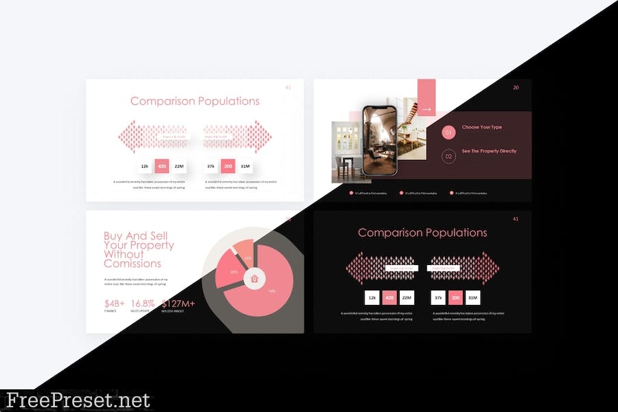 Homestay Real Estate PowerPoint Template UNQS8NV