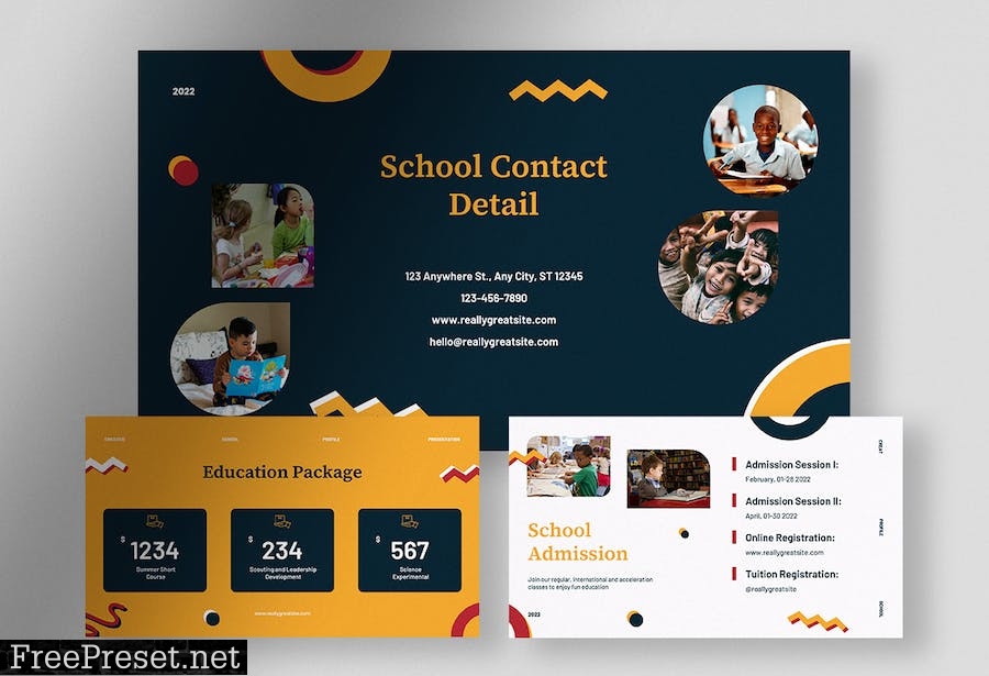 Horizon - Creative School Profile Presentation PPT 79JCVUY