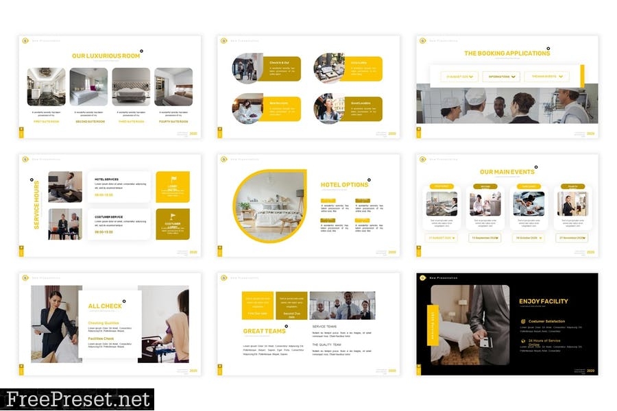 Hotelier Presentation Template D6K4UNF