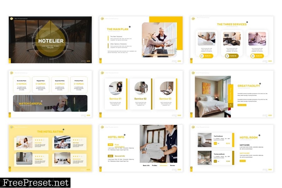 Hotelier Presentation Template D6K4UNF