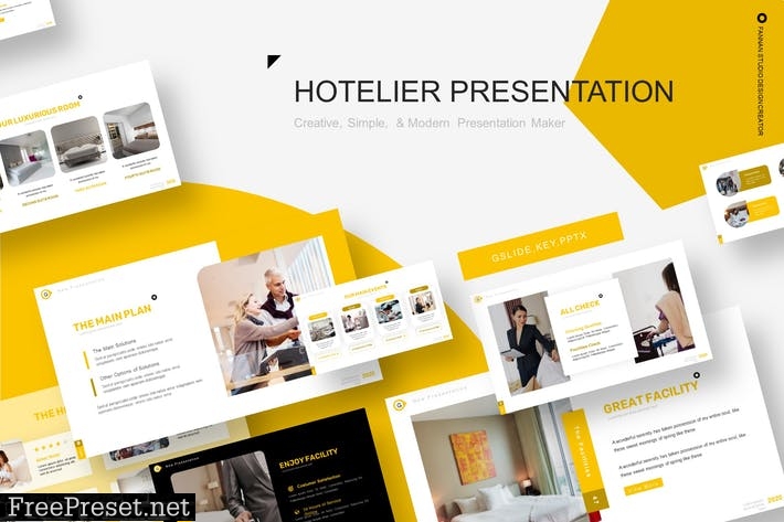 Hotelier Presentation Template D6K4UNF