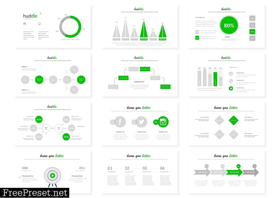 Huddle - Powerpoint Template Q75PXS