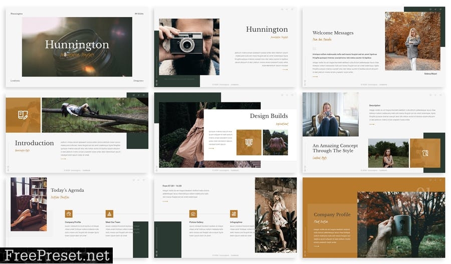 Hunnington - Photography Prensentation Template BF7XNLP