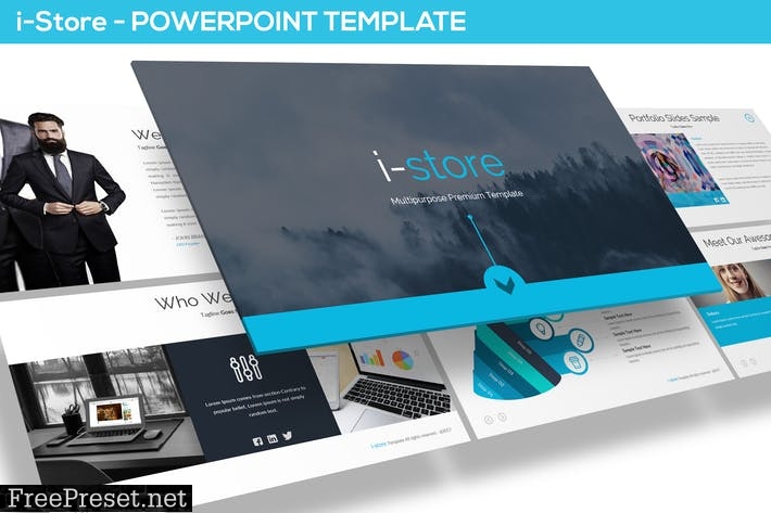 i-Store - Powerpoint Template 36SWKJ