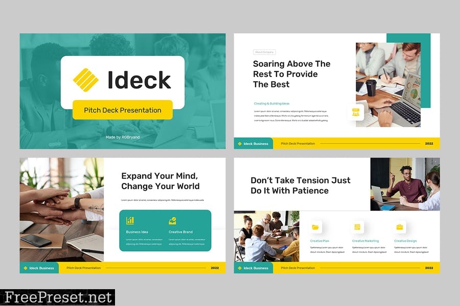 IDECK - Pitch Deck Powerpoint