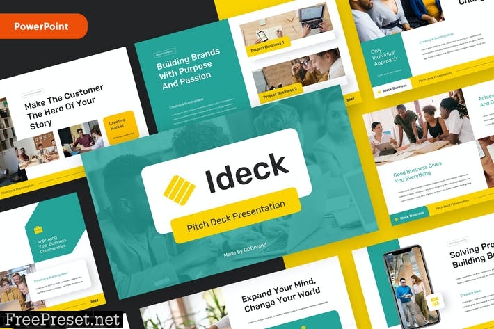 IDECK - Pitch Deck Powerpoint