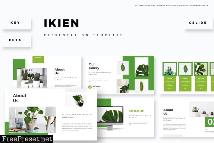 Ikien - Presentation Template 3DFBGEX