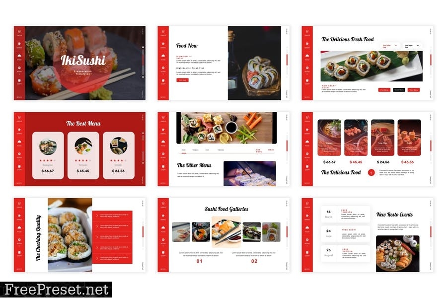 Ikisushi Presentation Template SMJWGWQ