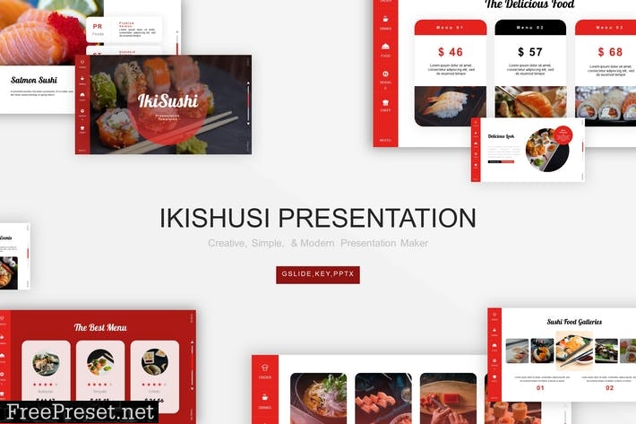 Ikisushi Presentation Template SMJWGWQ