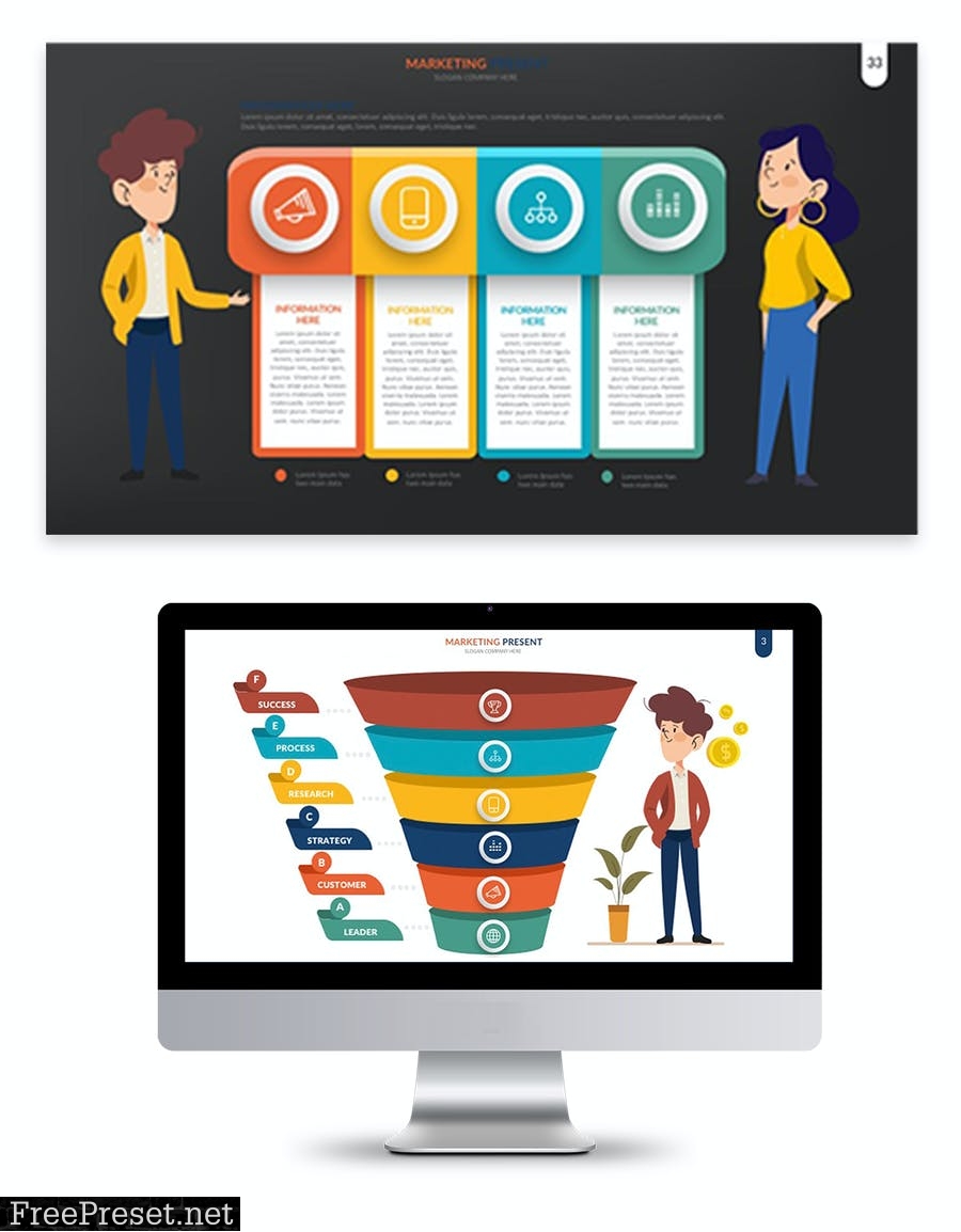 Illustrator Powerpoint Templates RGBJHGX