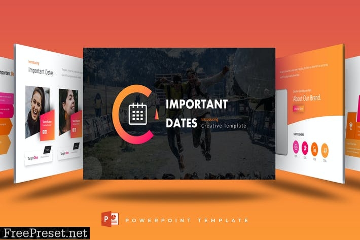 Important Dates - Powerpoint Template EY9D5P