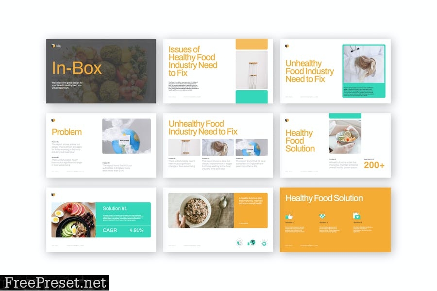 In-Box - Healthy Food Pitch Deck DBE93DS