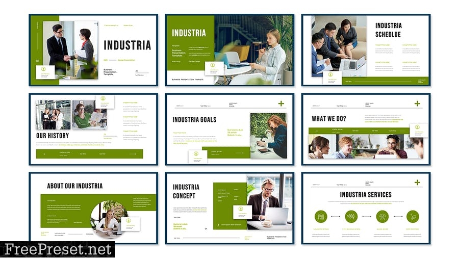 Industria - Business Presentation PowerPoint VG5JYD6