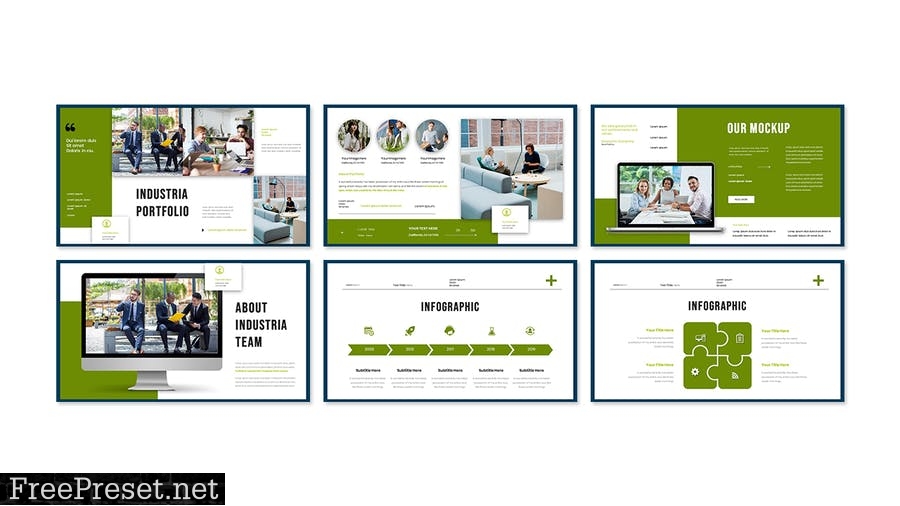 Industria - Business Presentation PowerPoint VG5JYD6