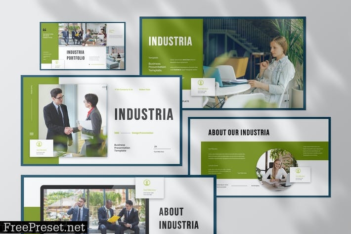 Industria - Business Presentation PowerPoint VG5JYD6