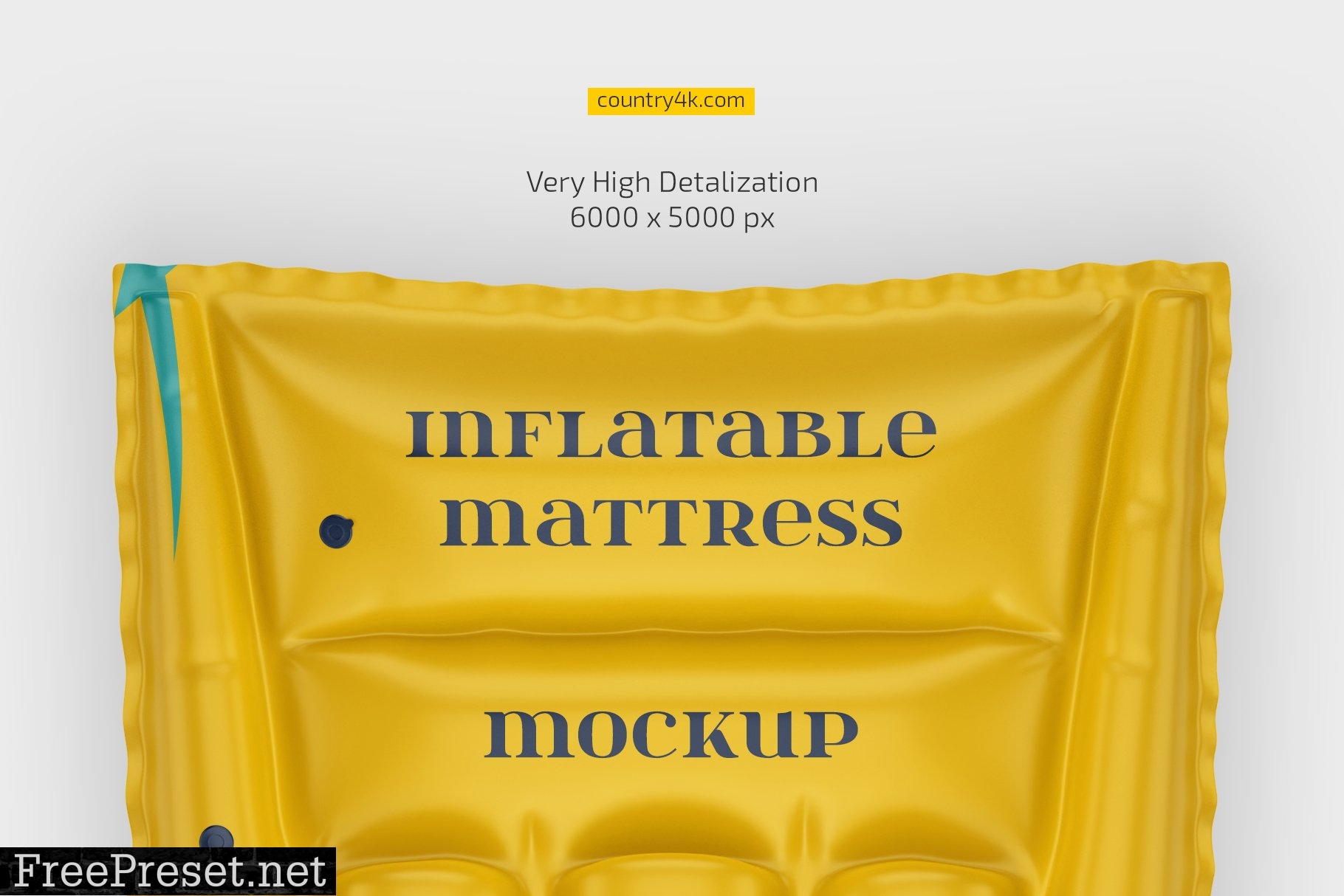 Inflatable Mattress Mockup Set 7436090