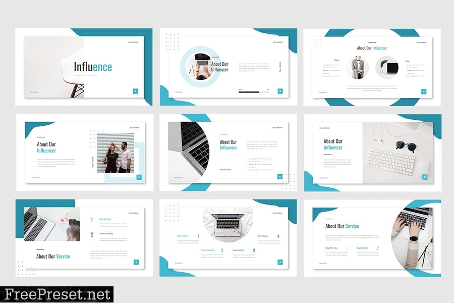 Influence - Influencer Presentation Template