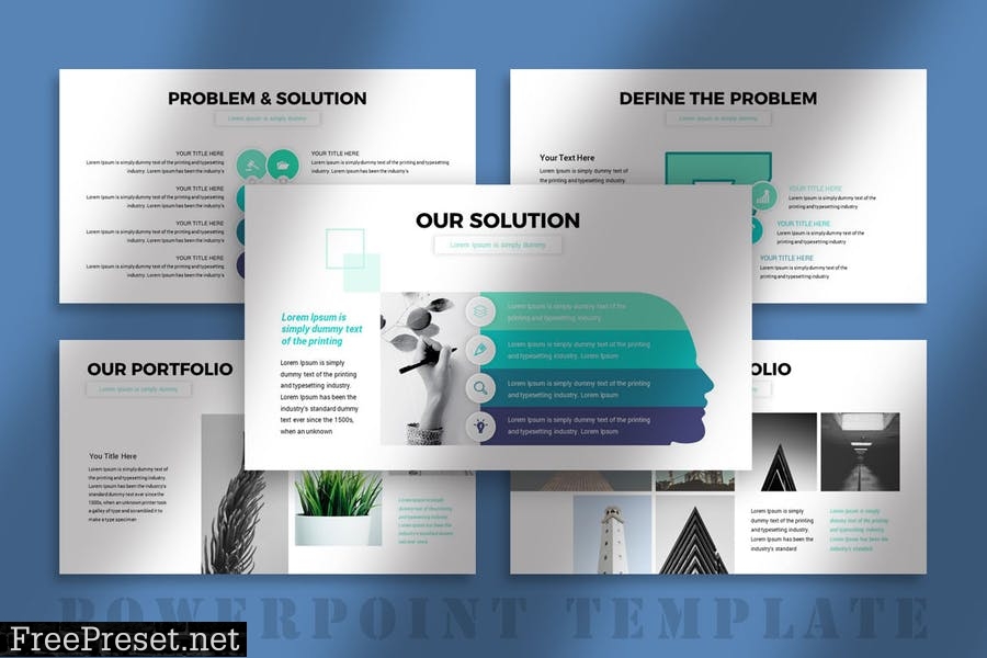 Infographic Business PowerPoint Presentation QYS8MRJ