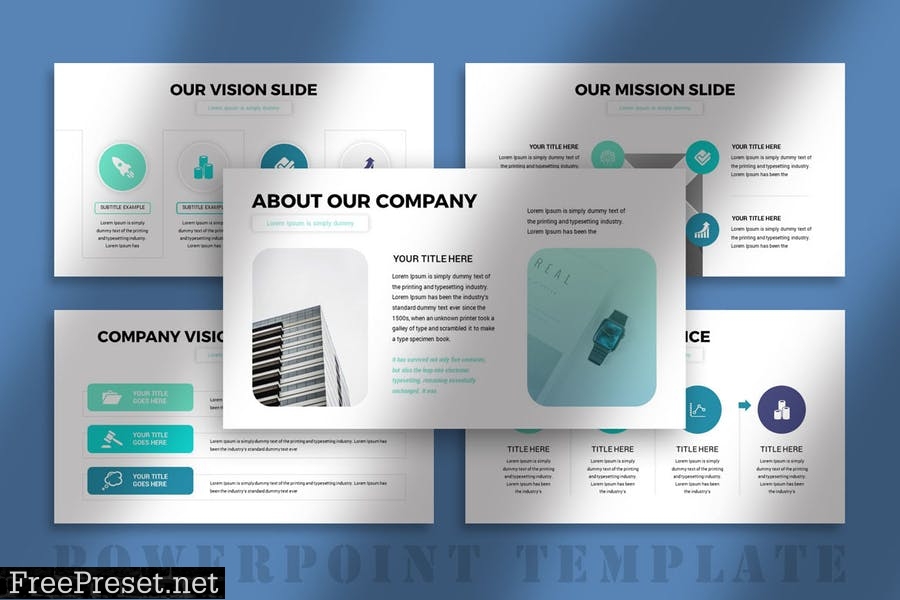 Infographic Business PowerPoint Presentation QYS8MRJ