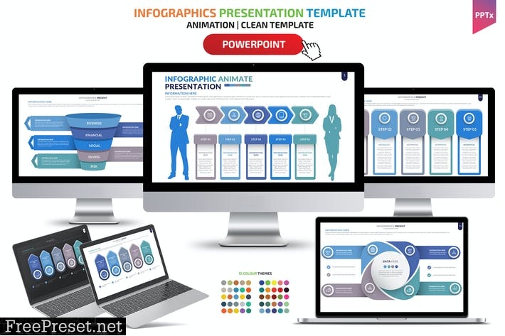 Infographic Powerpoint Presentation Template