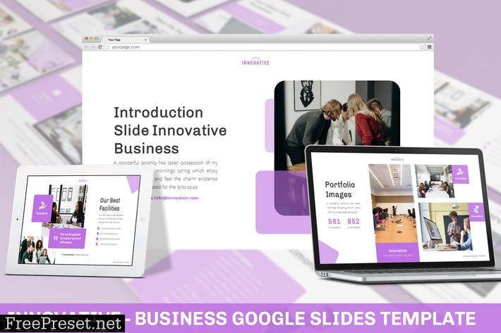 Innovative - Business Google Slide Template 5JCBQNU