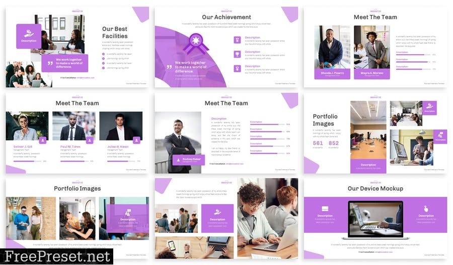 Innovative - Business Powerpoint Template B25SYT7