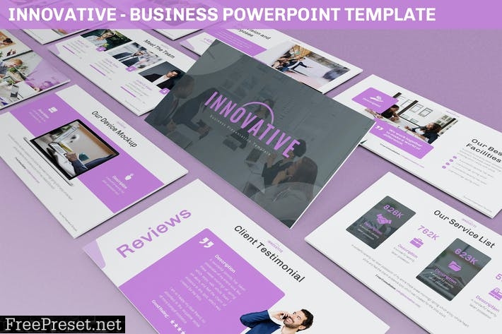 Innovative - Business Powerpoint Template B25SYT7