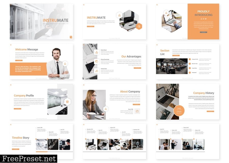 Instrumate - Presentation Template 8FYLQK6