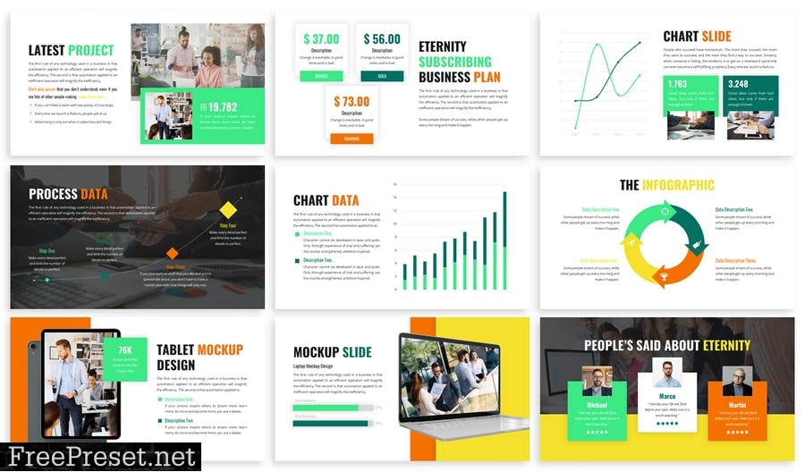 Internity - Business Template Prensentation PSFX4VD