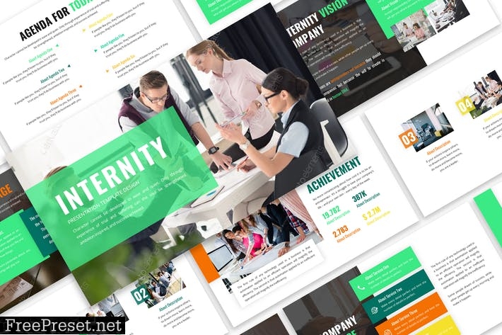 Internity - Business Template Prensentation PSFX4VD