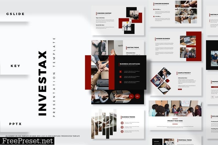 Investax - Presentation Template 3U32VPN