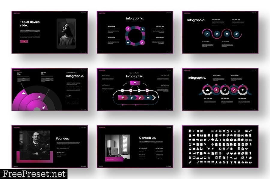 Isomax – Business PowerPoint Template LAGE7JP