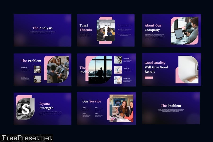 Isyana Powerpoint Business Proposal Presentation MXNFYBX