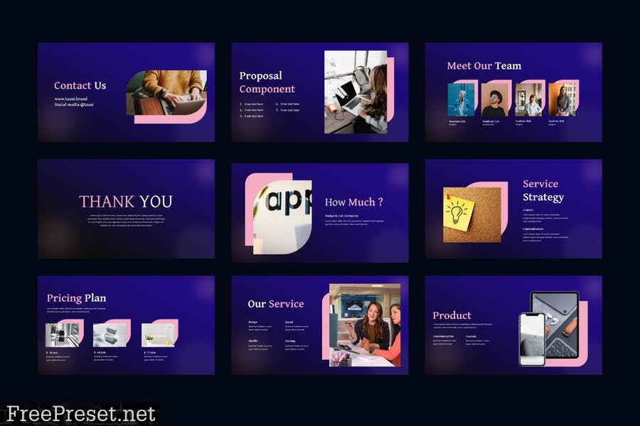 Isyana Powerpoint Business Proposal Presentation MXNFYBX