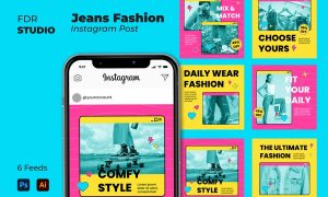Jeans Fashion Instagram Post EV3NNY2
