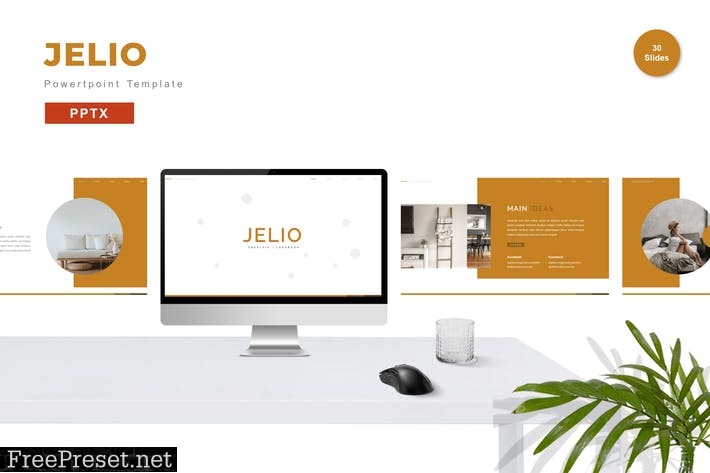 Jelio - Powerpoint Template U3T2RQW